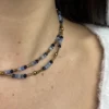 naszyjnik pełnej harmonii - jaspis, jadeit, chalcedon, hematyt