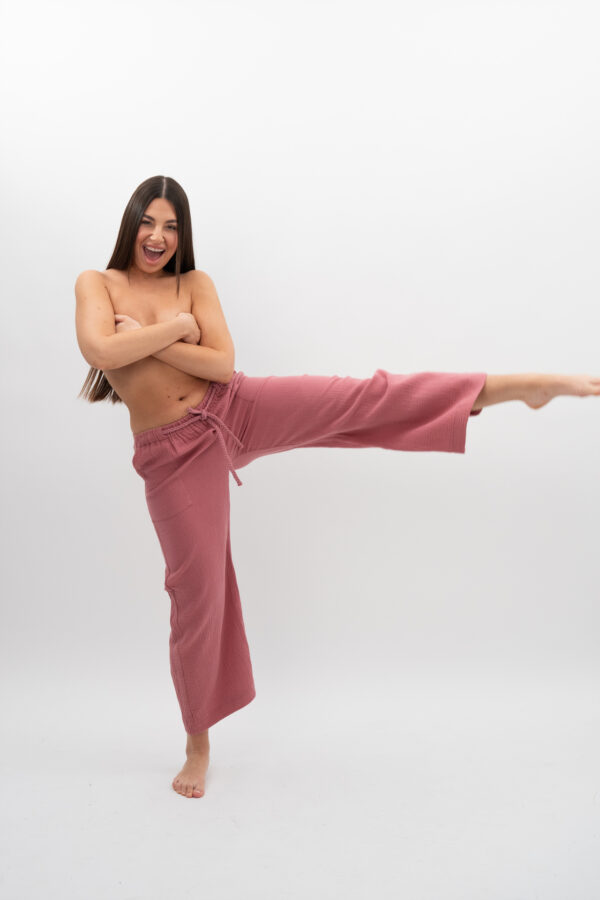 Spodnie Chłodny Róż