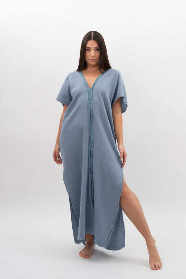 DSC_2900 Sukienka ze Sznurkiem Jasny Jeans