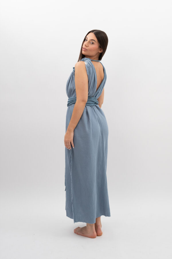 DSC_2935 Sukienka ze Sznurkiem Jasny Jeans