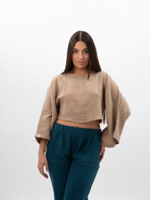 Bluzka Naturalny Beż