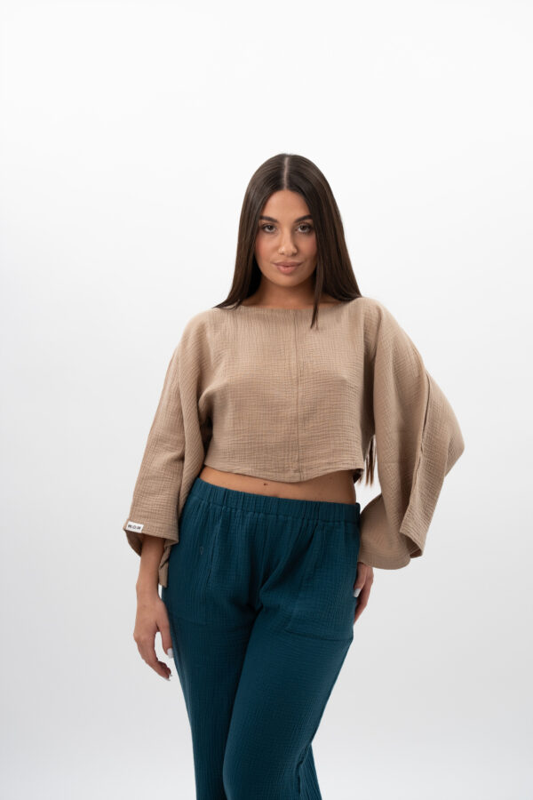 Bluzka Naturalny Beż