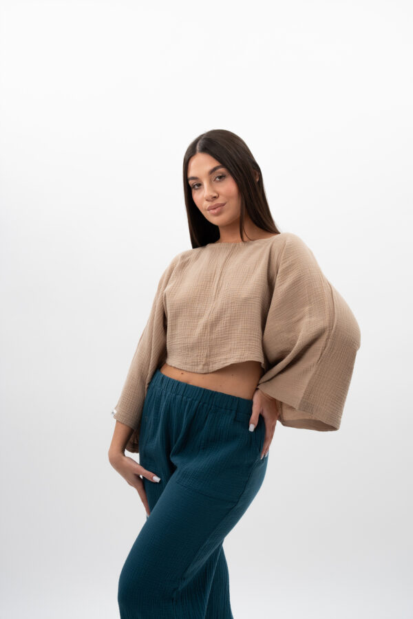 Bluzka Naturalny Beż