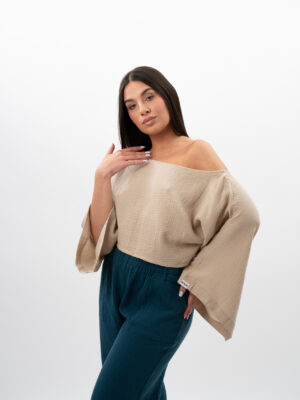 Bluzka Naturalny Beż