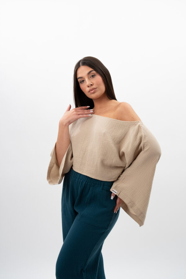 Bluzka Naturalny Beż