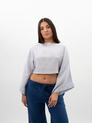 Bluzka Niebieski Arktyczny