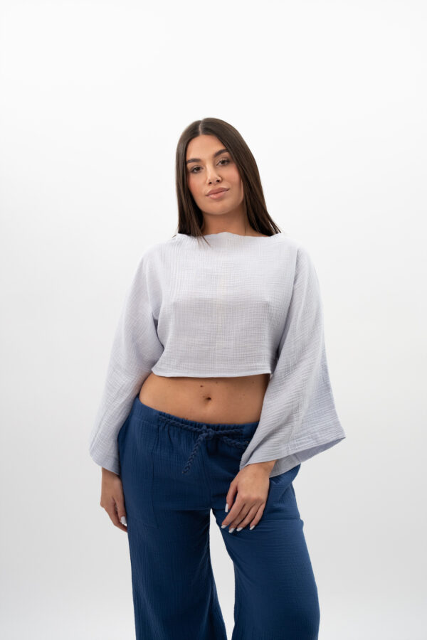 DSC_3284 Bluzka Niebieski Arktyczny