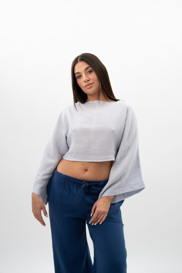 DSC_3285 Bluzka Niebieski Arktyczny