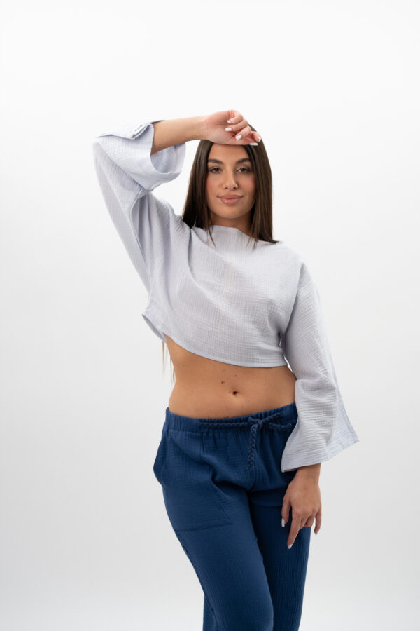 DSC_3286 Bluzka Niebieski Arktyczny