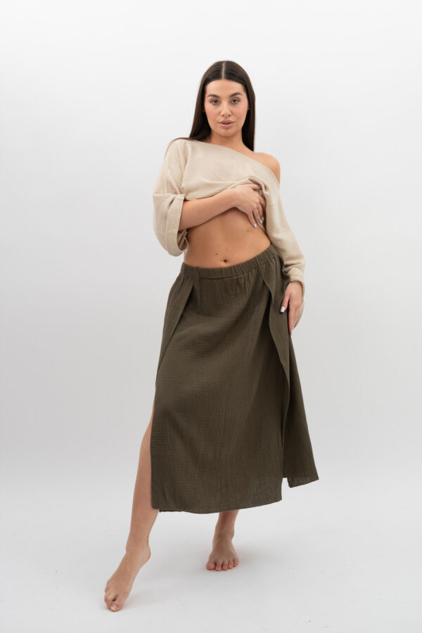 Spódnica Khaki