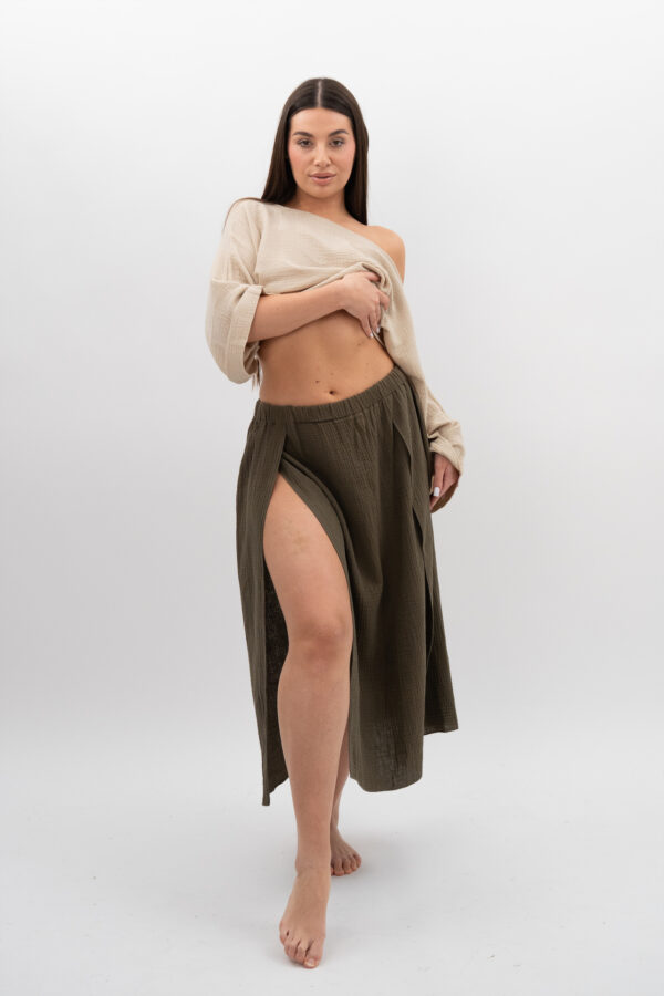 Spódnica Khaki