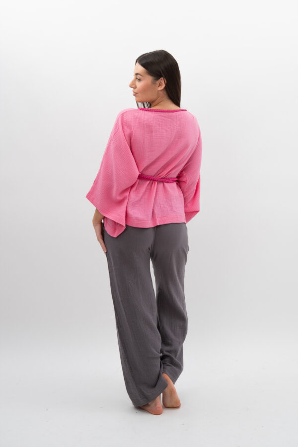 DSC_3620 Kimono ze sznurkiem Intensywny Róż