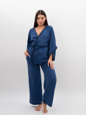 Kimono ze sznurkiem Atrament