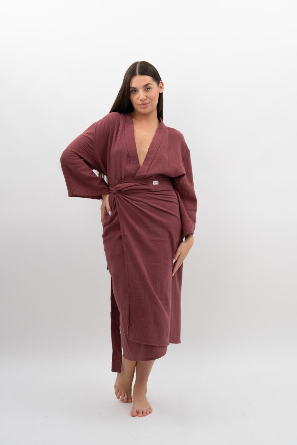 Spódnica wiązana Wiśnia