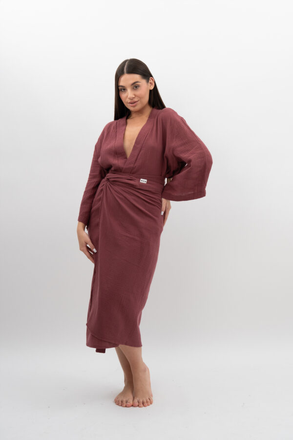 Spódnica wiązana Wiśnia