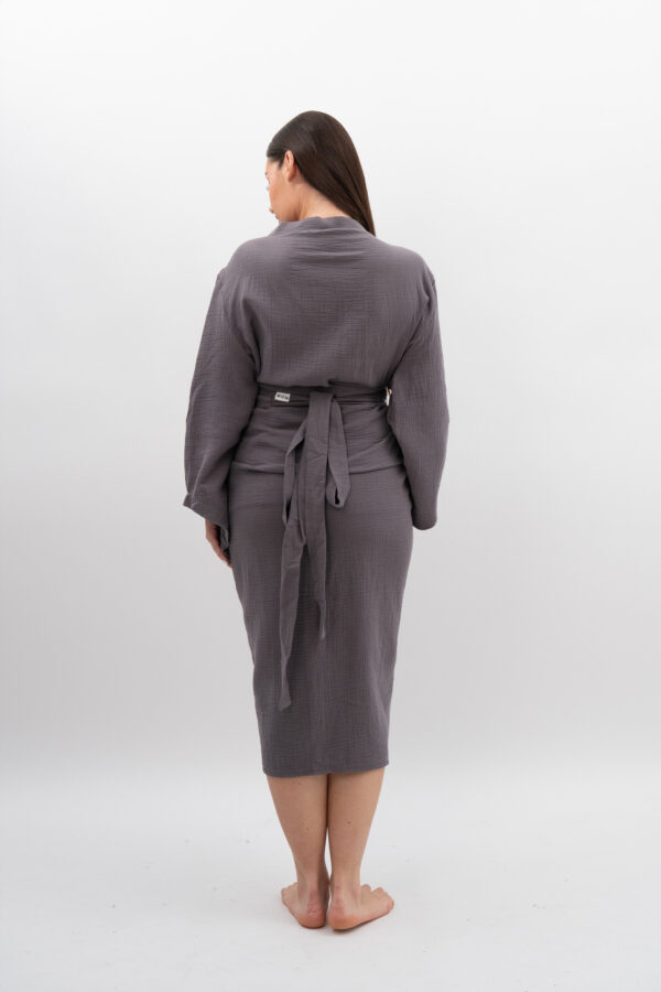 Spódnica Wiązana Grafit