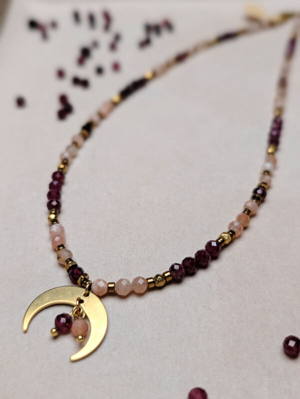 Granat Kamień Słoneczny Hematyt