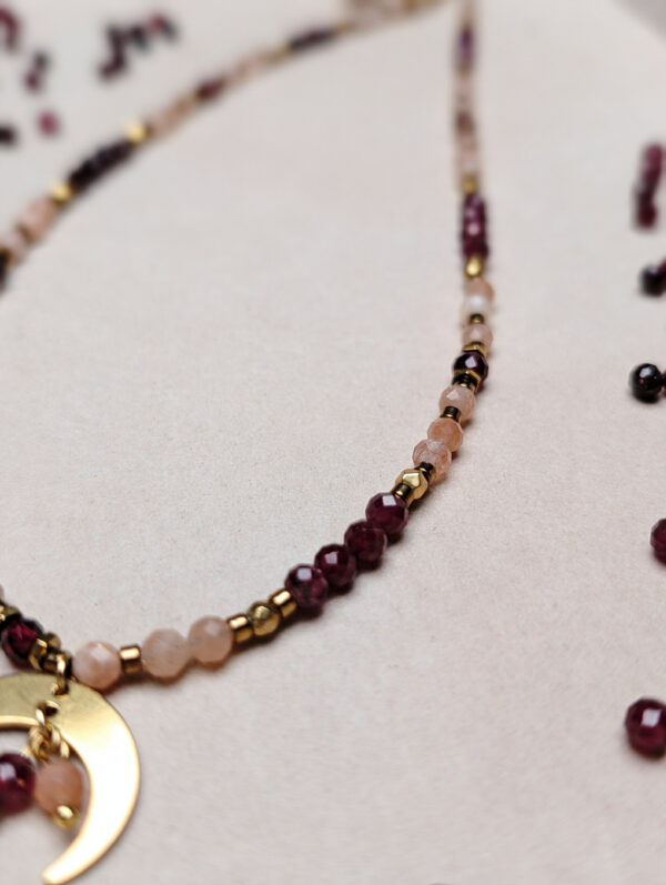 Granat Kamień Słoneczny Hematyt