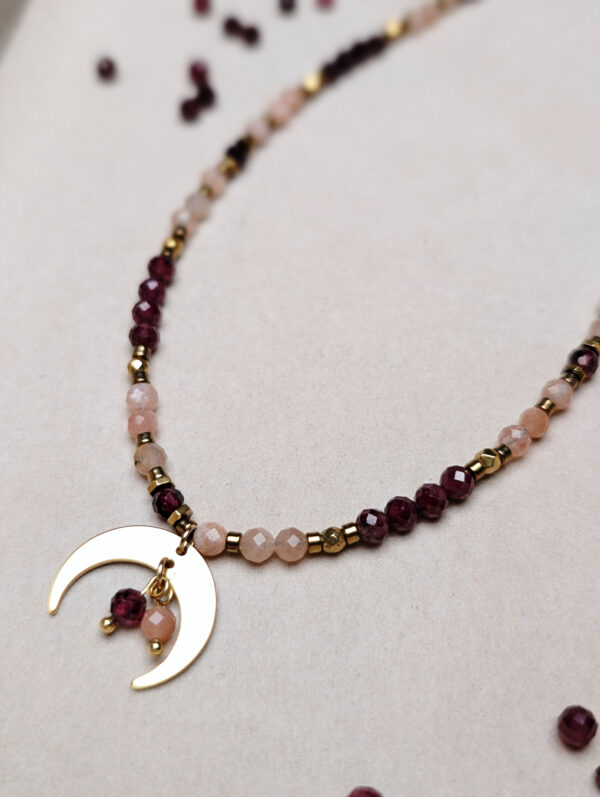 Granat Kamień Słoneczny Hematyt