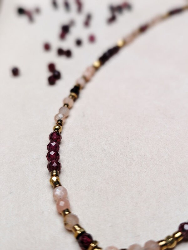 Granat Kamień Słoneczny Hematyt