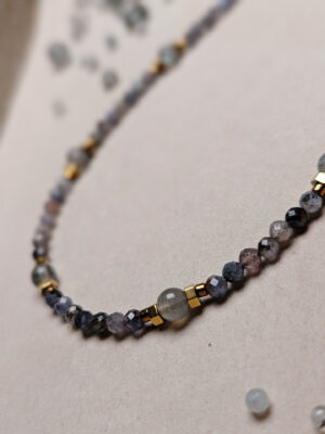 Labradoryt Tanzanit Hematyt