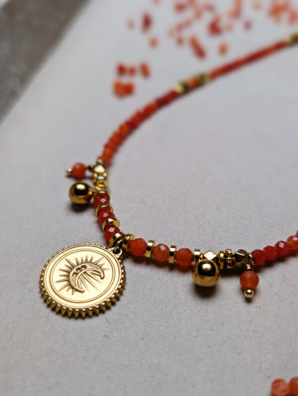 Agat Pomarańczowy Hematyt