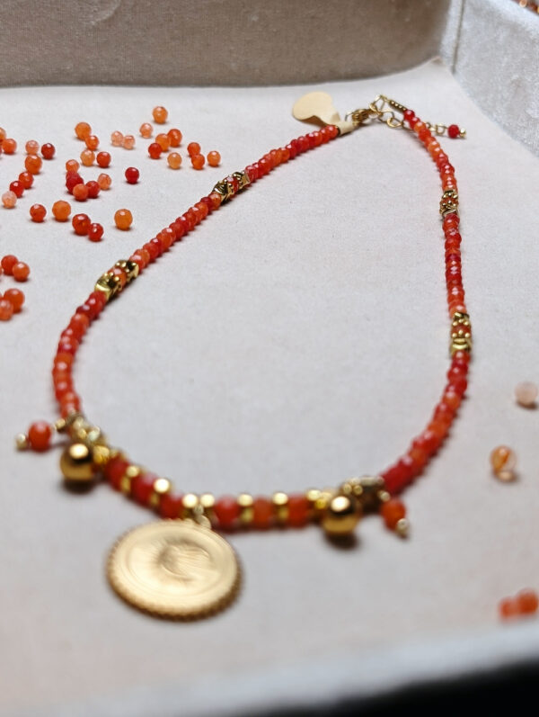 Agat Pomarańczowy Hematyt