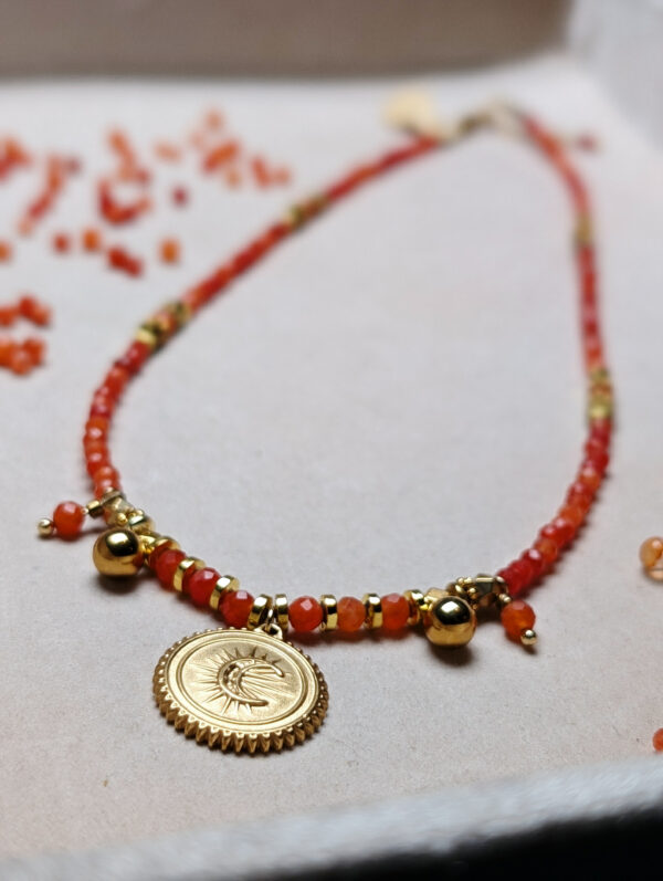 Agat Pomarańczowy Hematyt