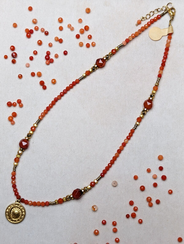 Agat Pomarańczowy Hematyt