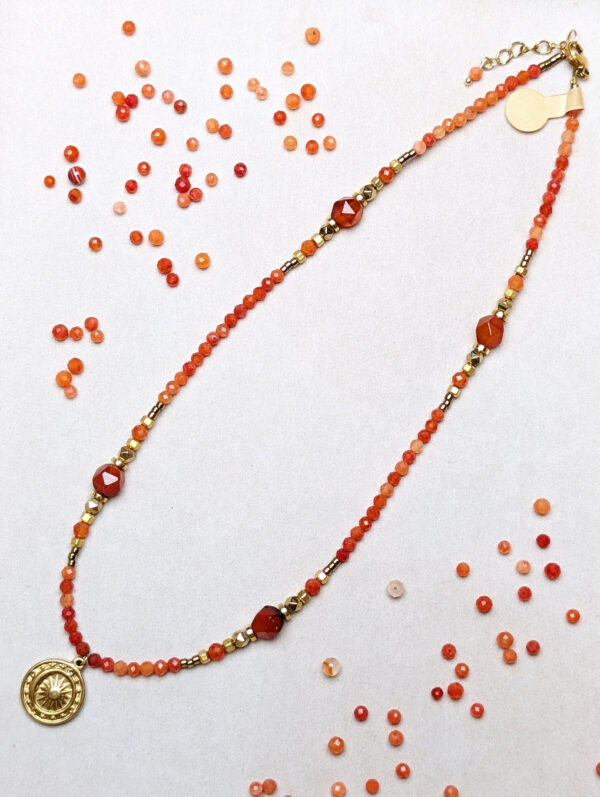 Agat Pomarańczowy Hematyt