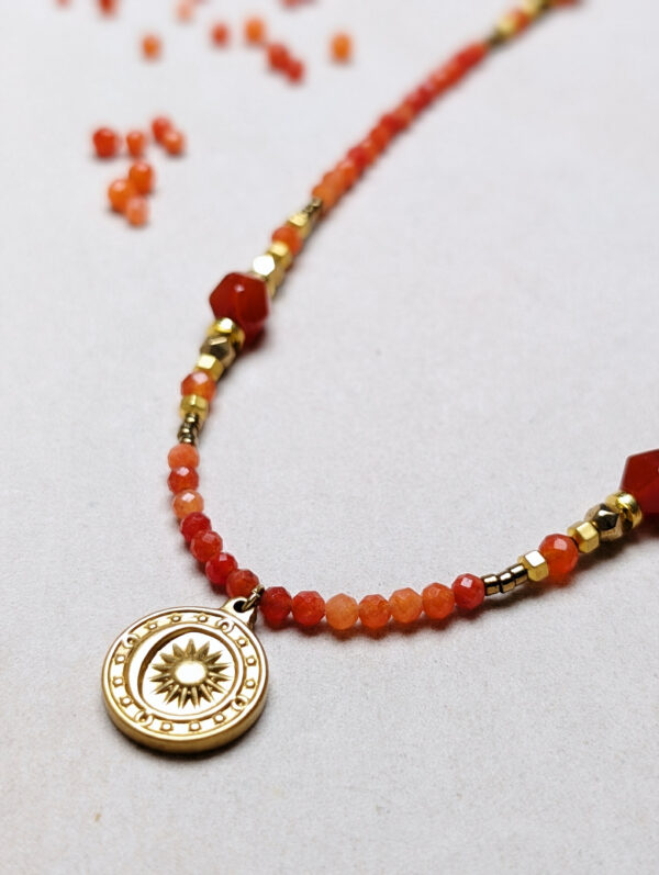 Agat Pomarańczowy Hematyt