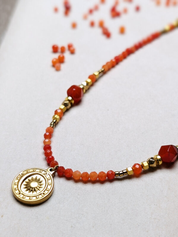 Agat Pomarańczowy Hematyt