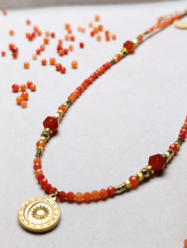 Agat Pomarańczowy Hematyt