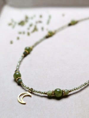 Cyrkonia Zielona Oliwin Jadeit Kanadyjski