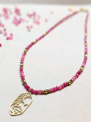 Turmalin Różowy Hematyt