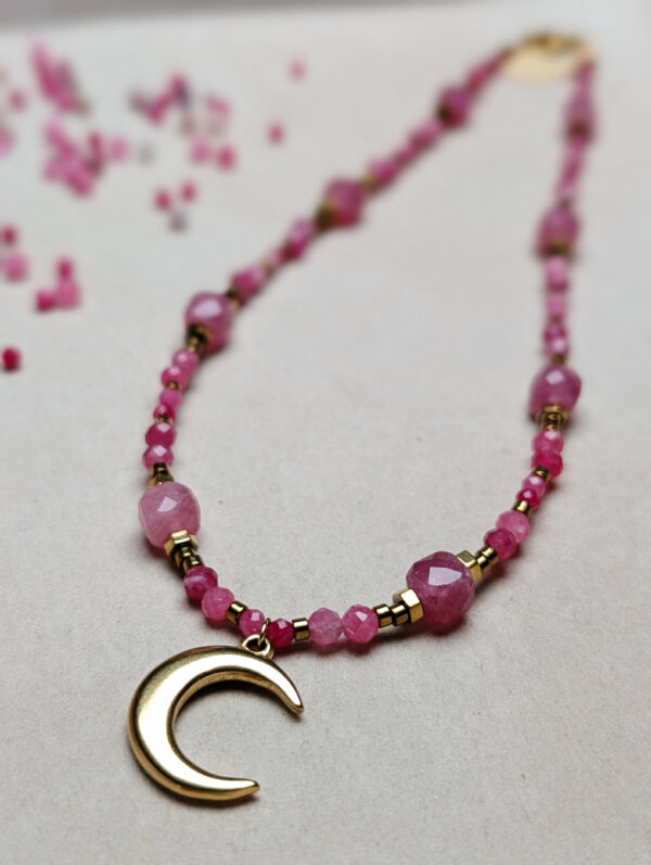 Turmalin Różowy Kwarc Różowy Hematyt