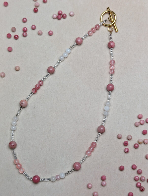 Rodonit Kwarc Różowy