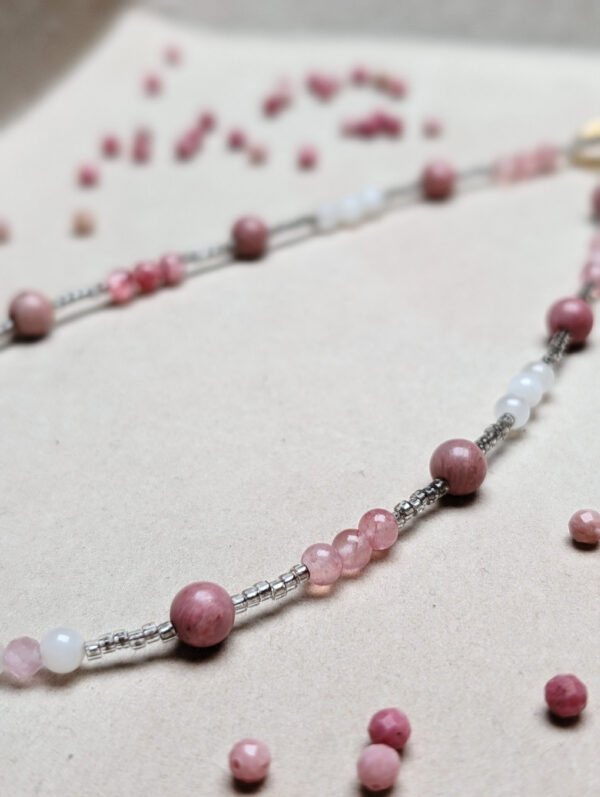 Rodonit Kwarc Różowy