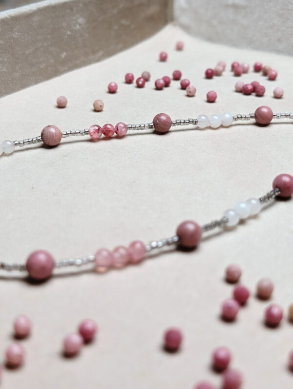 Rodonit Kwarc Różowy