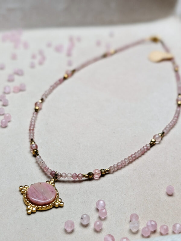 Kwarc Różowy Hematyt