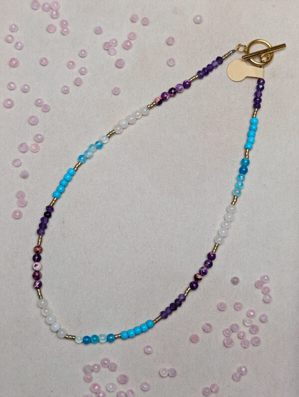 Chalcedon Turkus Agat Kwarc różowy Jaspis