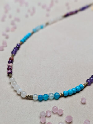 Chalcedon Turkus Agat Kwarc różowy Jaspis