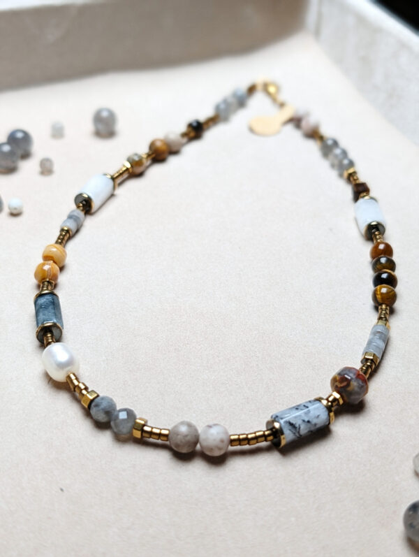 PXL_20251202_082241334.PORTRAIT Tygrysie Oko Labradoryt Jaspis Kwarc Rutylowy Perła Słodkowodna