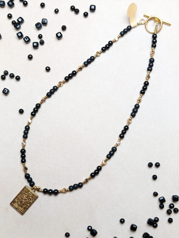 Agar Czarny Onyks Hematyt