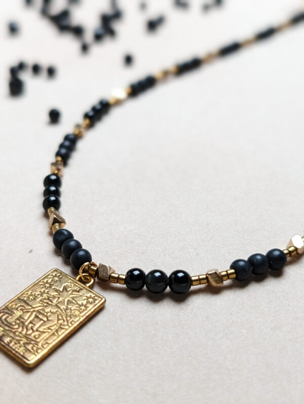 Agar Czarny Onyks Hematyt