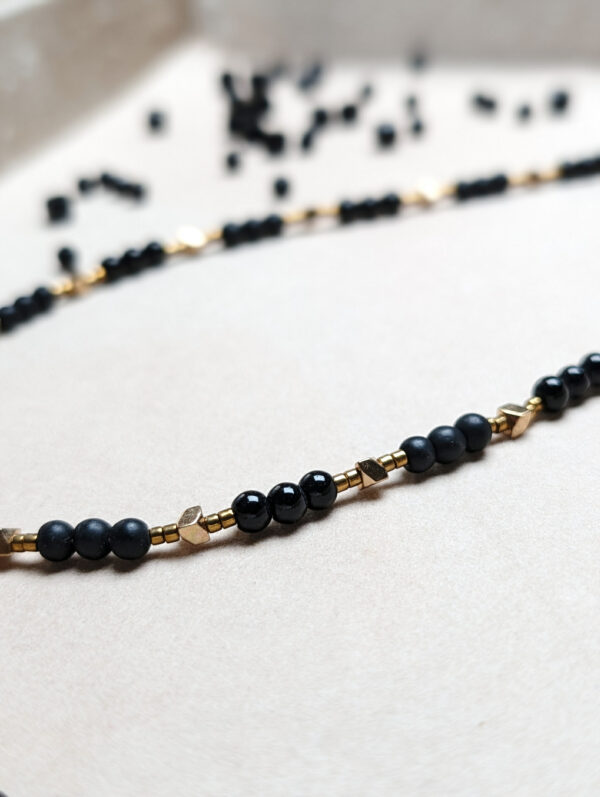 Agar Czarny Onyks Hematyt