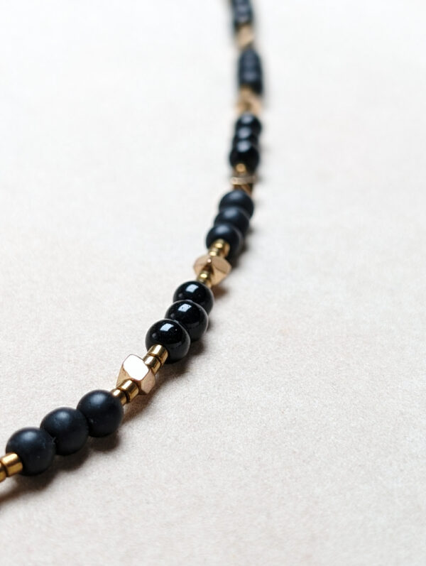 Agar Czarny Onyks Hematyt