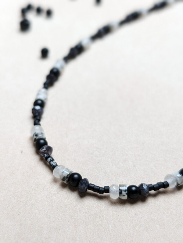 Agat Szary Onyks Jaspis Jadeit