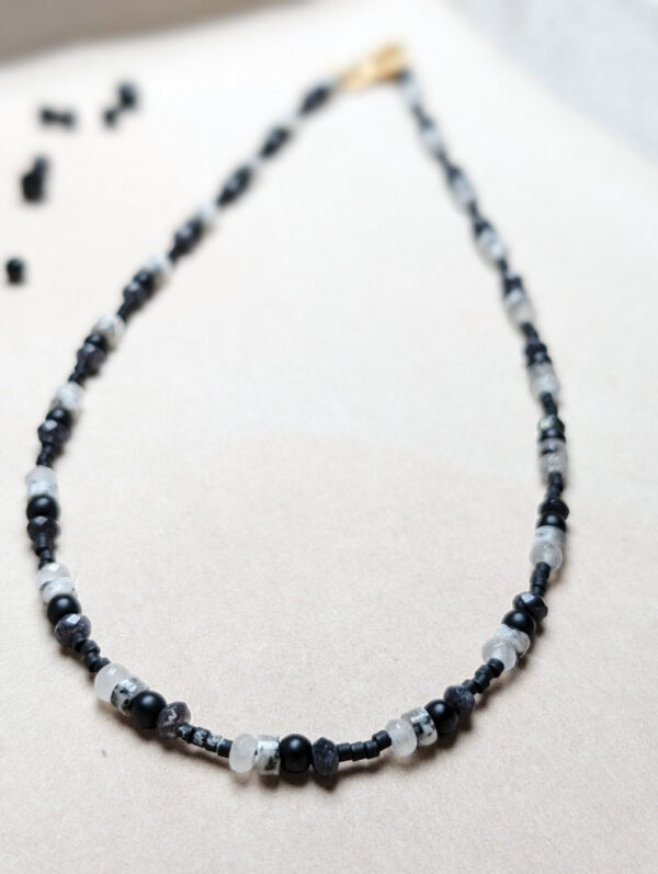 Agat Szary Onyks Jaspis Jadeit