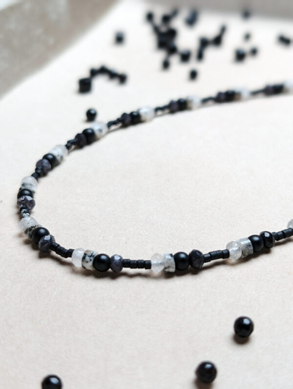 Agat Szary Onyks Jaspis Jadeit